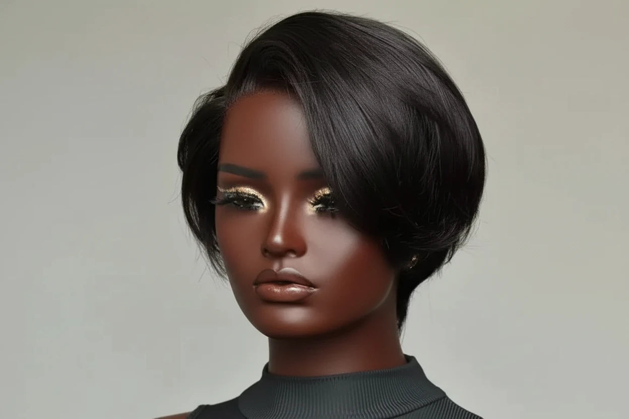 Lisa Pixie Cut Wig Short Bob Wigs 13x4