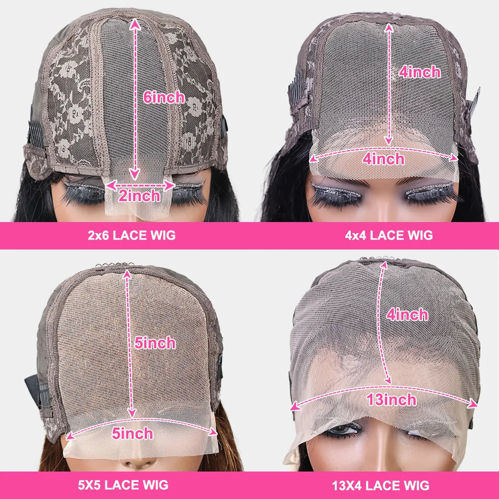 K-Bob Lisse Chocolat 100 % Humain – Dentelle HD