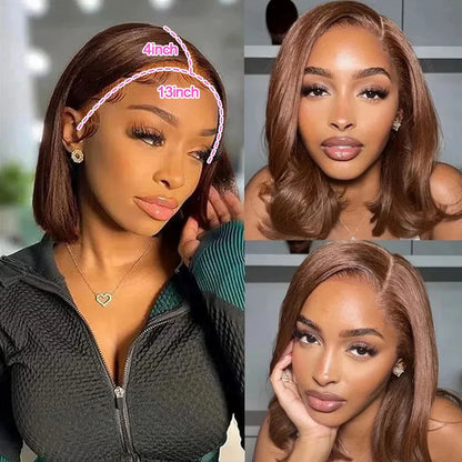 K-Bob Lisse Chocolat 100 % Humain – Dentelle HD