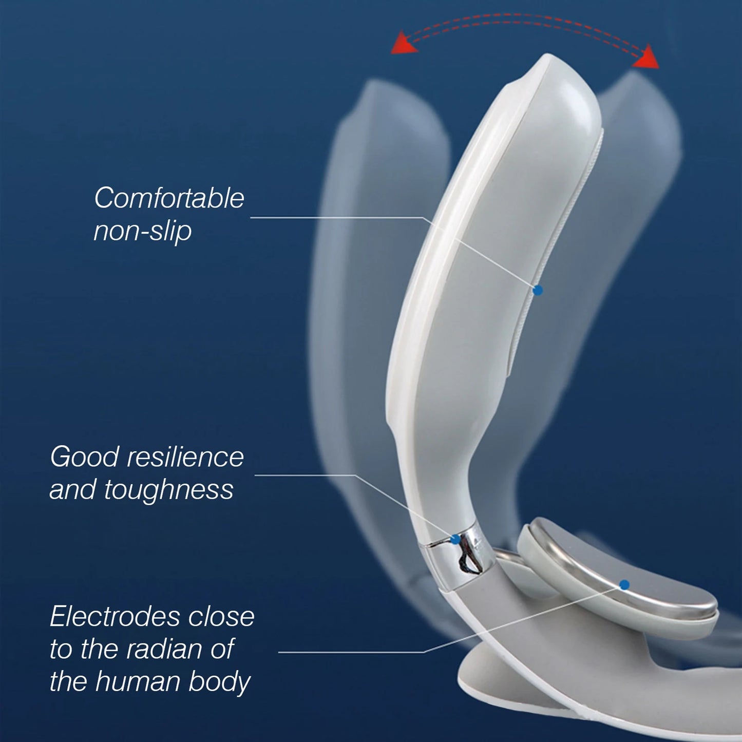 Cervical Massager – 16 Modes, Chauffant, USB, Soulagement de la Tension du Cou